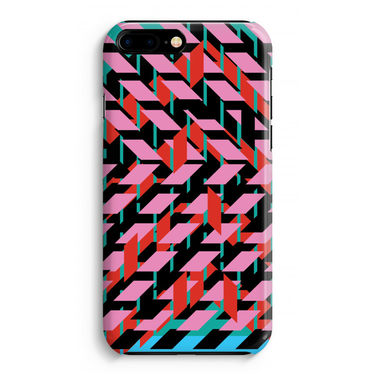 Skew Blush 2: iPhone 8 Plus Volledig Geprint Hoesje