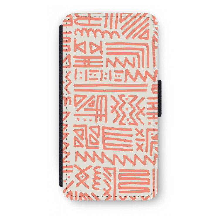 Marrakech Pink: iPhone 8 Plus Flip Hoesje