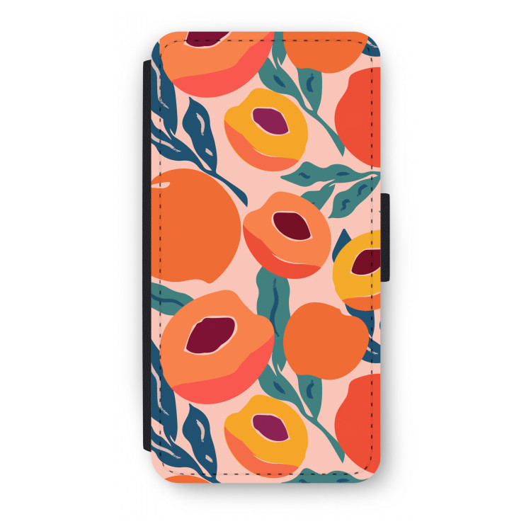 Perzik: iPhone 8 Plus Flip Hoesje