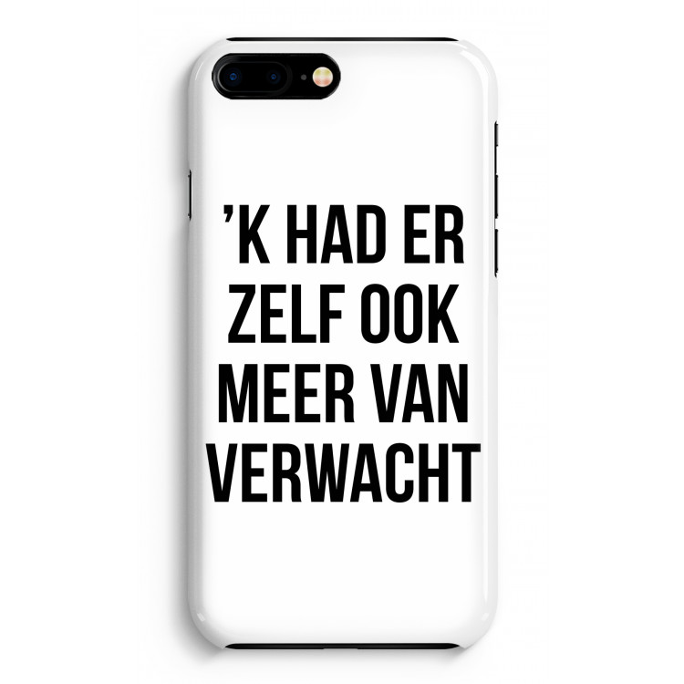 Meer verwacht: iPhone 8 Plus Volledig Geprint Hoesje
