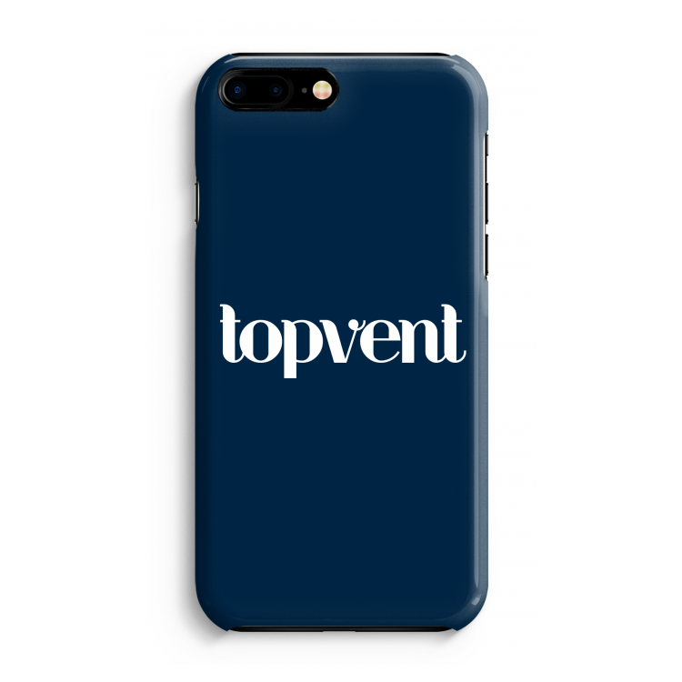 Topvent Navy: iPhone 8 Plus Volledig Geprint Hoesje