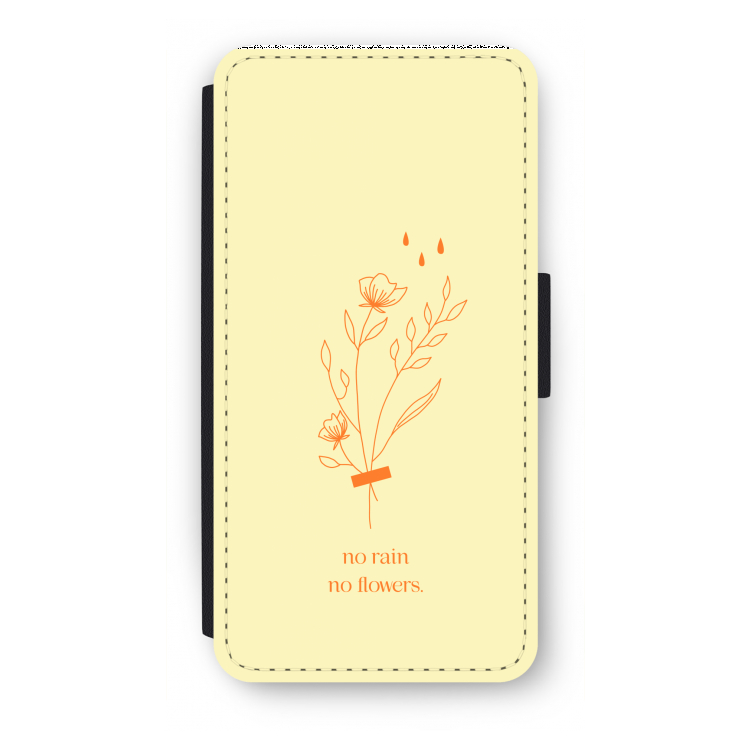 No rain no flowers: iPhone 8 Plus Flip Hoesje
