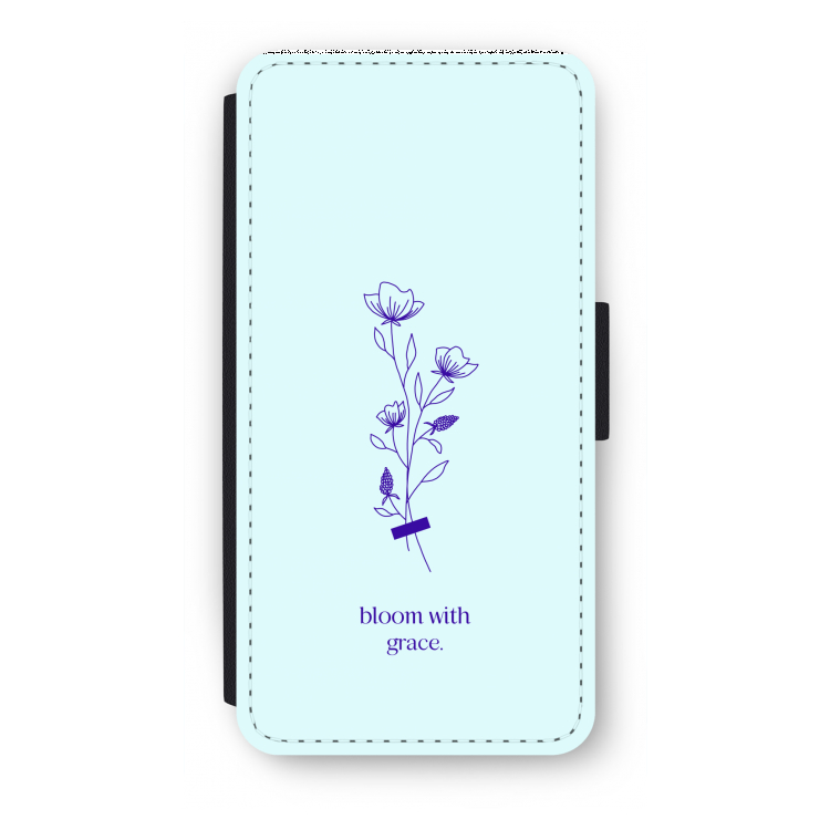 Bloom with grace: iPhone 8 Plus Flip Hoesje