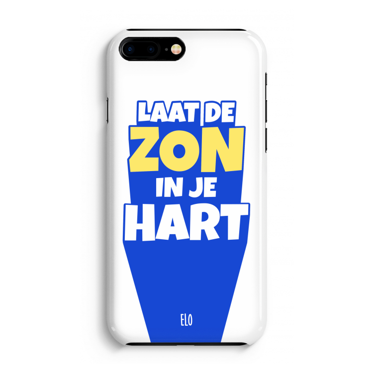 Laat de zon in je hart: iPhone 8 Plus Volledig Geprint Hoesje