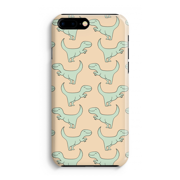 Dinos: iPhone 8 Plus Volledig Geprint Hoesje