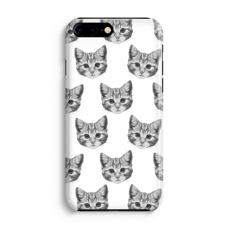 Kitten: iPhone 8 Plus Volledig Geprint Hoesje