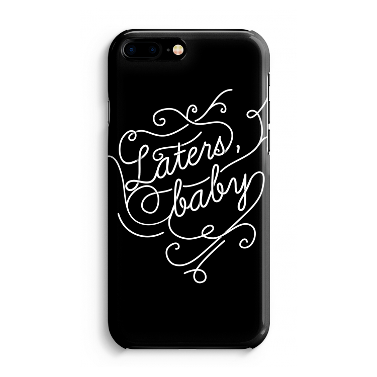 Laters, baby: iPhone 8 Plus Volledig Geprint Hoesje