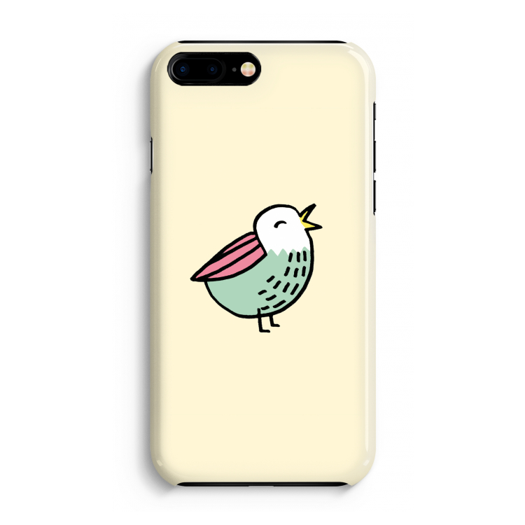 Birdy: iPhone 8 Plus Volledig Geprint Hoesje