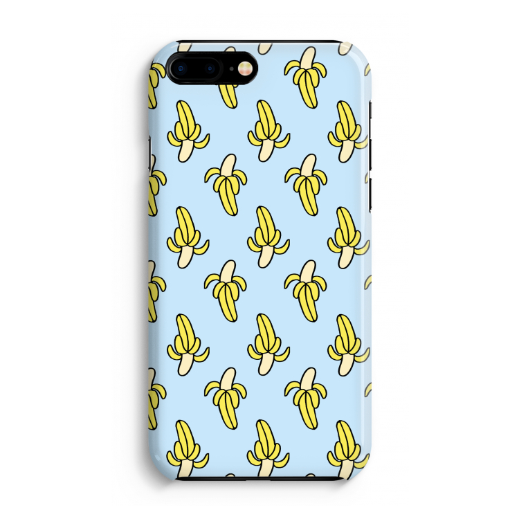 Bananas: iPhone 8 Plus Volledig Geprint Hoesje
