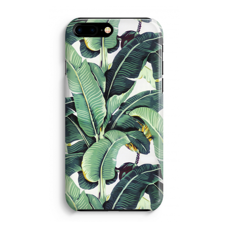 Bananenbladeren: iPhone 8 Plus Volledig Geprint Hoesje