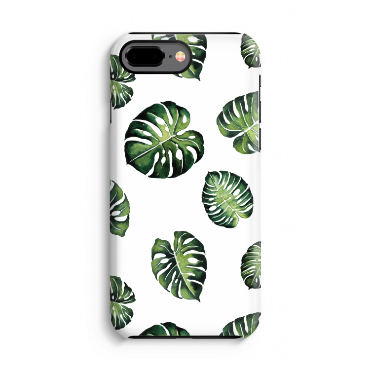 Tropische bladeren: iPhone 8 Plus Tough Case