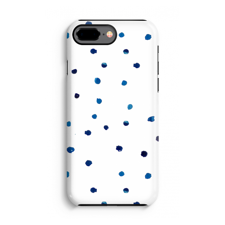 Blauwe stippen: iPhone 8 Plus Tough Case