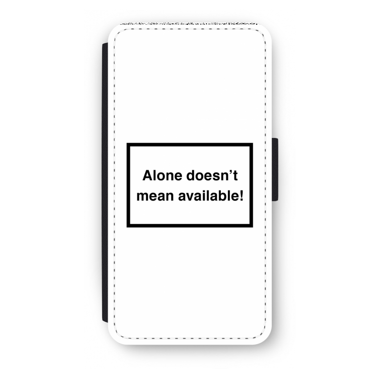 Alone: iPhone 8 Plus Flip Hoesje