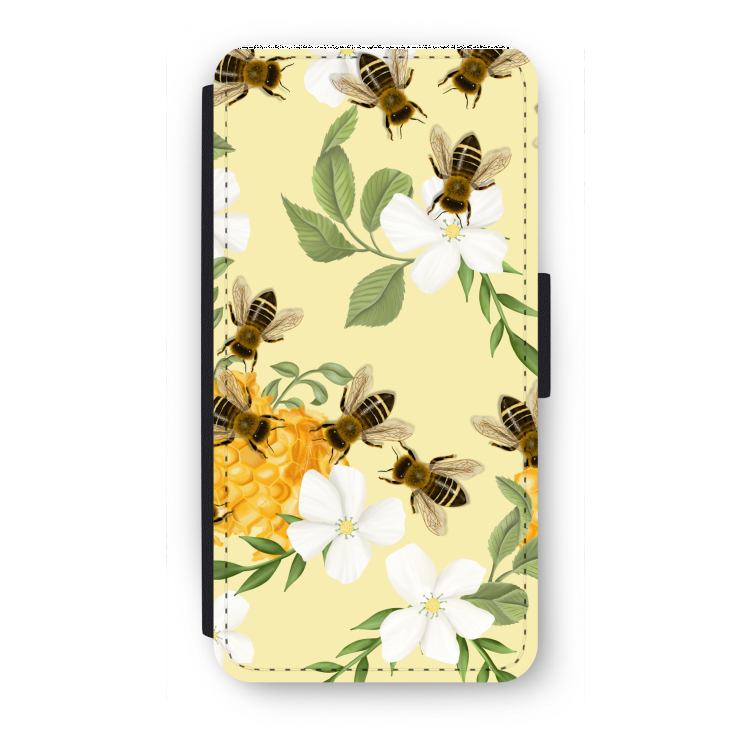 No flowers without bees: iPhone 8 Plus Flip Hoesje