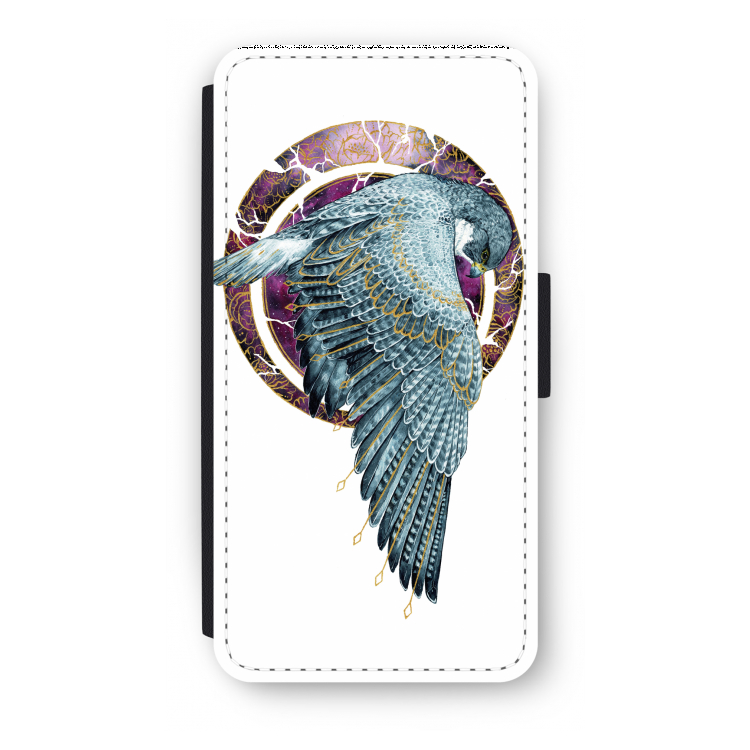 Golden Falcon: iPhone 8 Plus Flip Hoesje