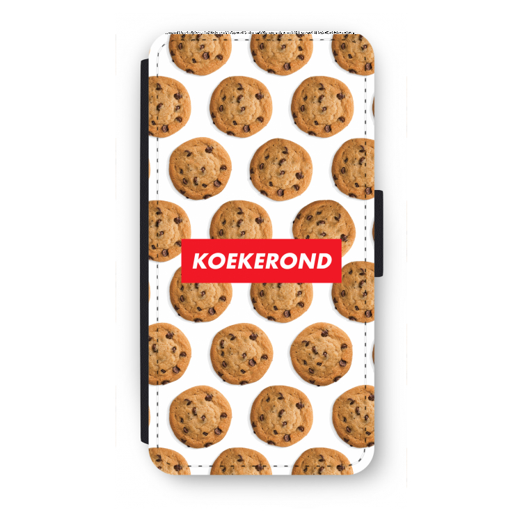 Koekerond: iPhone 8 Plus Flip Hoesje