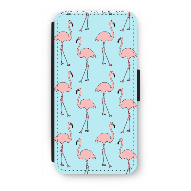 Anything Flamingoes: iPhone 8 Plus Flip Hoesje