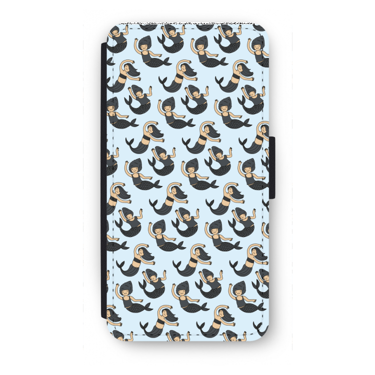 Zeemeermin: iPhone 8 Plus Flip Hoesje