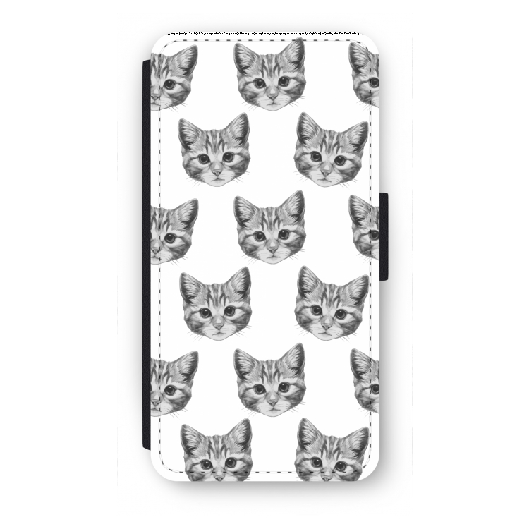 Kitten: iPhone 8 Plus Flip Hoesje