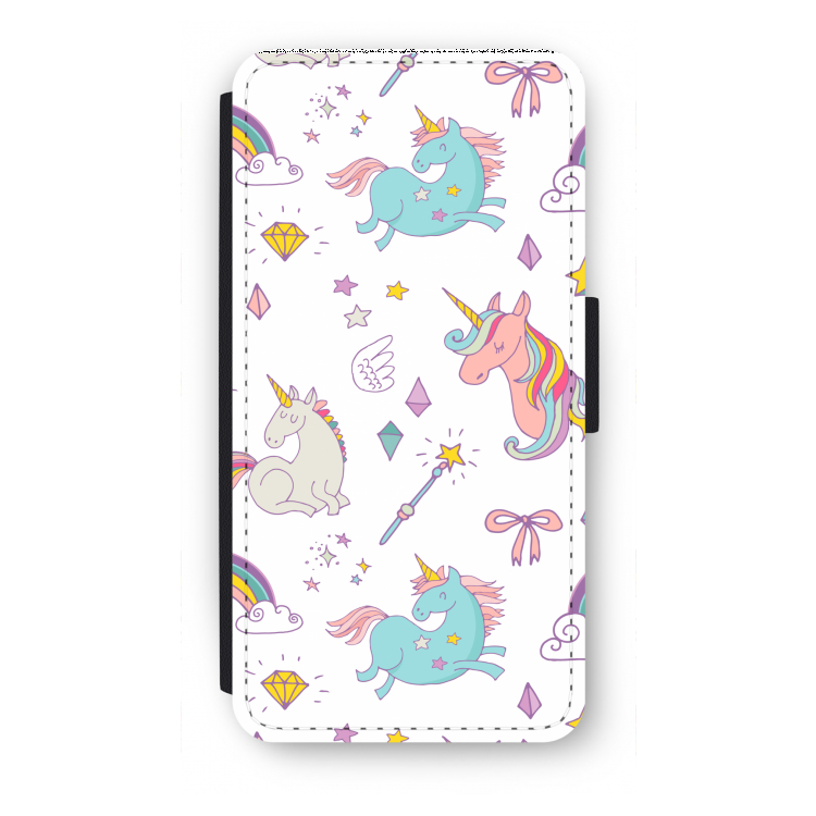 Fantasiewereld: iPhone 8 Plus Flip Hoesje