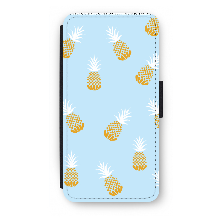 Ananasjes: iPhone 8 Plus Flip Hoesje