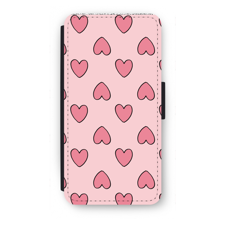 Ondersteboven verliefd: iPhone 8 Plus Flip Hoesje