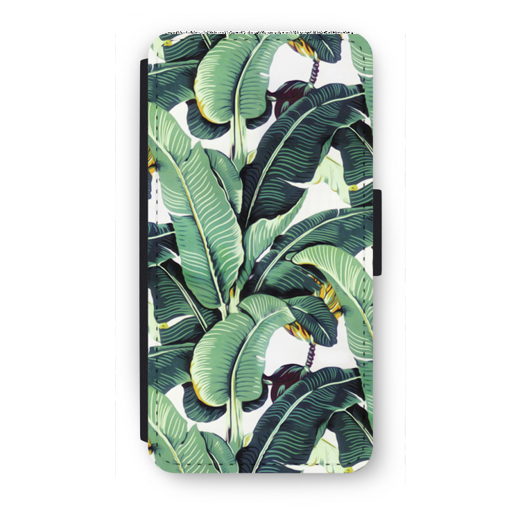 Bananenbladeren: iPhone 8 Plus Flip Hoesje