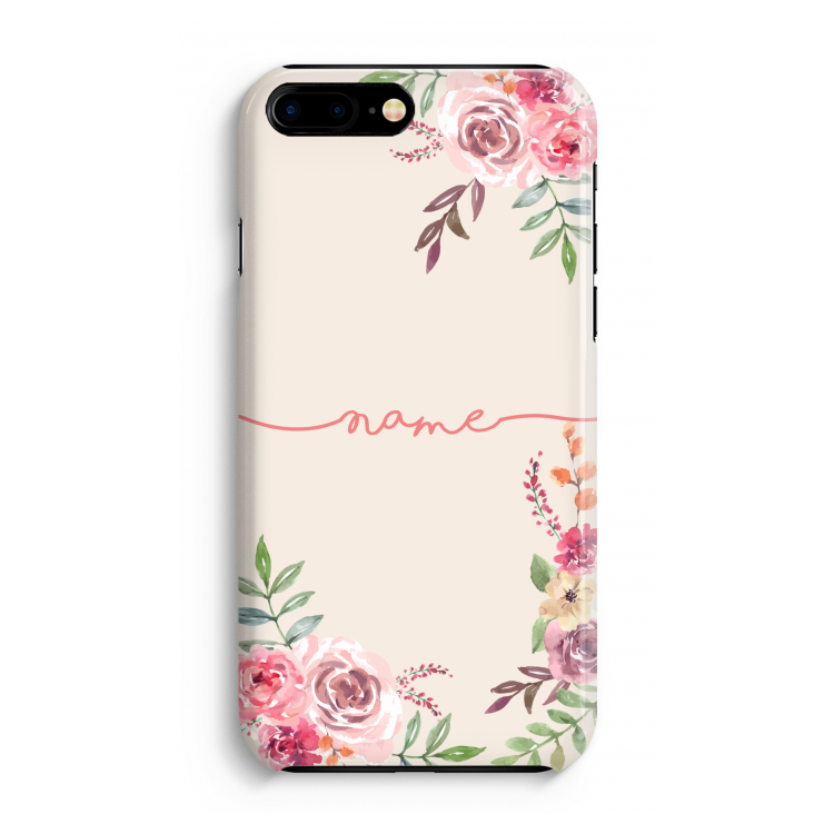 Rozen: iPhone 8 Plus Volledig Geprint Hoesje