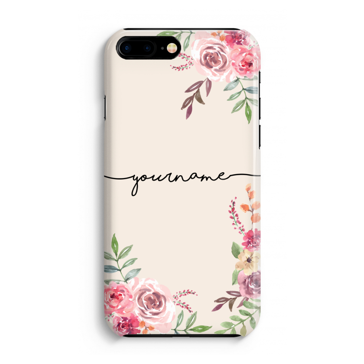 Rozen: iPhone 8 Plus Volledig Geprint Hoesje