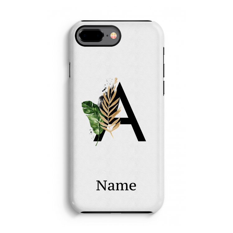 Charcoal Flora: iPhone 8 Plus Tough Case
