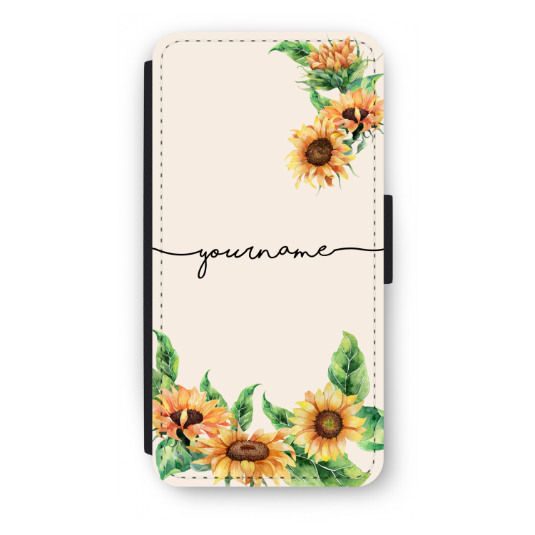 Zonnebloemen: iPhone 8 Plus Flip Hoesje