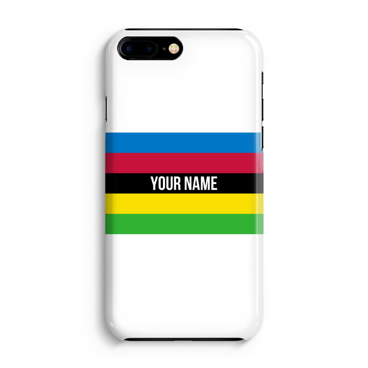 WK Wielrennen: iPhone 8 Plus Volledig Geprint Hoesje