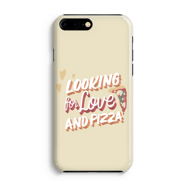 Pizza is the answer: iPhone 8 Plus Volledig Geprint Hoesje