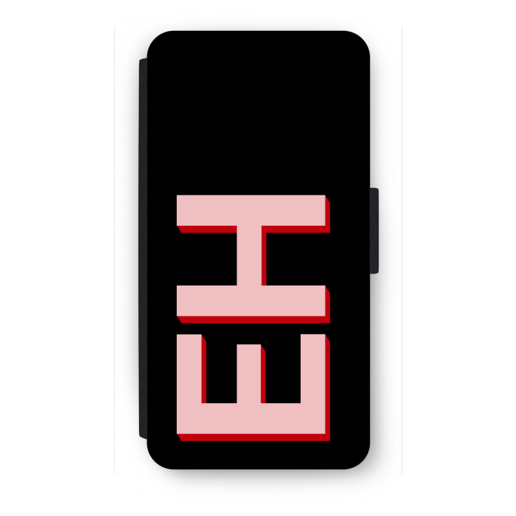 Monogram: iPhone 8 Plus Flip Hoesje