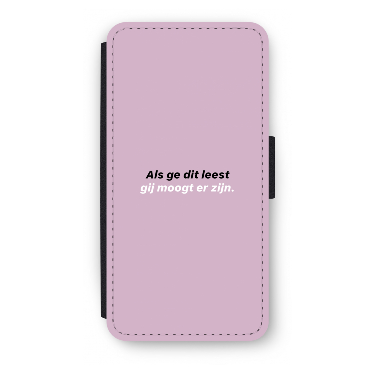 gij moogt er zijn: iPhone 8 Plus Flip Hoesje