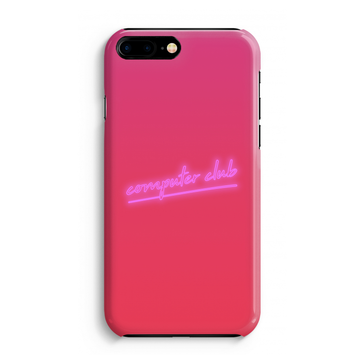 Vice Glow: iPhone 8 Plus Volledig Geprint Hoesje