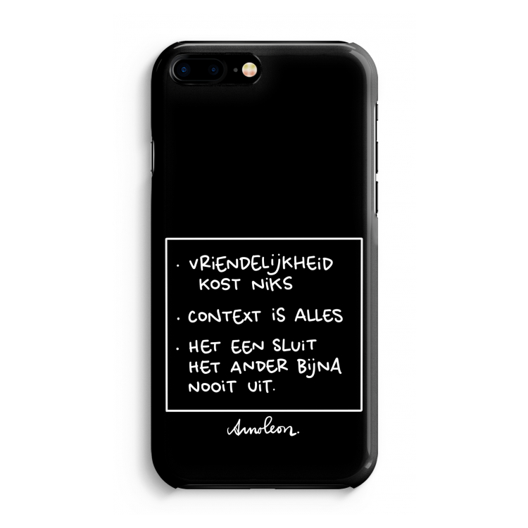 Mijn Motto's: iPhone 8 Plus Volledig Geprint Hoesje
