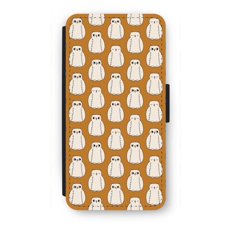 Uilen: iPhone 8 Plus Flip Hoesje