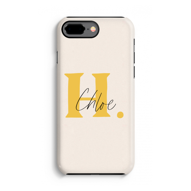 Amber Script: iPhone 8 Plus Tough Case