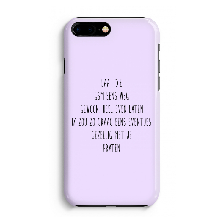 GSM: iPhone 8 Plus Volledig Geprint Hoesje