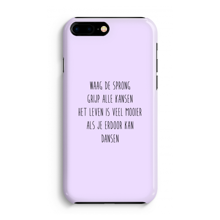 Sprong: iPhone 8 Plus Volledig Geprint Hoesje