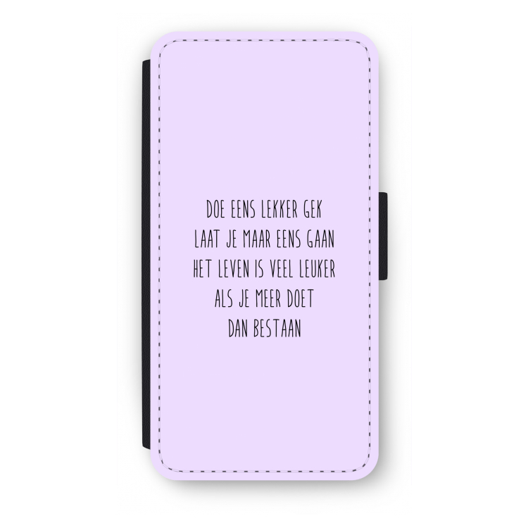 Gek: iPhone 8 Plus Flip Hoesje