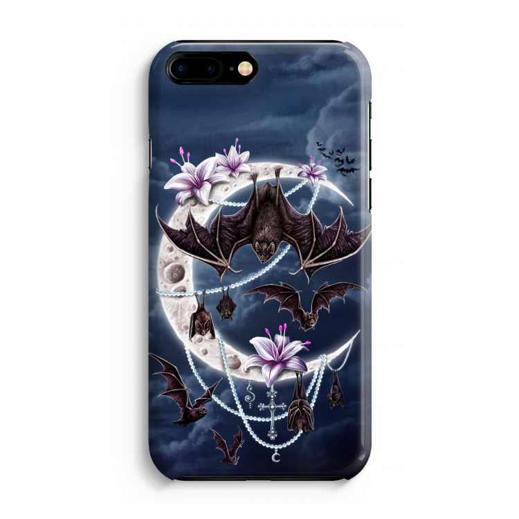 Vleermuizen Maan: iPhone 8 Plus Volledig Geprint Hoesje