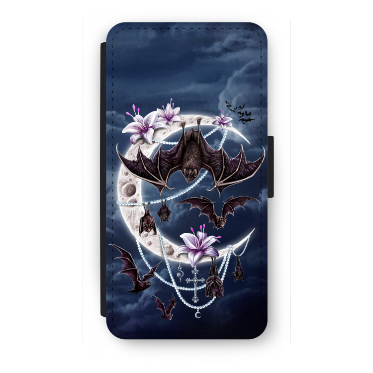 Vleermuizen Maan: iPhone 8 Plus Flip Hoesje
