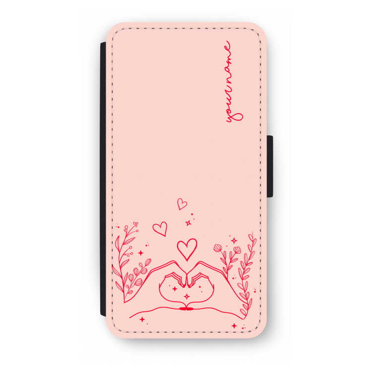Love is in the air: iPhone 8 Plus Flip Hoesje