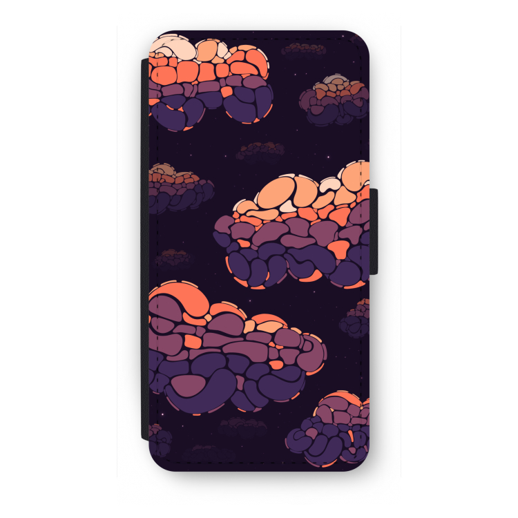 Patroon Wolken: iPhone SE 2020 Flip Hoesje