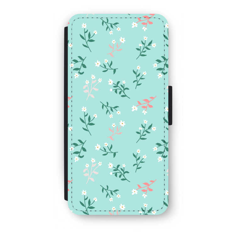 Small white flowers: iPhone SE 2020 Flip Hoesje