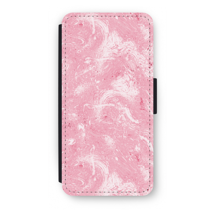 Abstract Painting Pink: iPhone SE 2020 Flip Hoesje