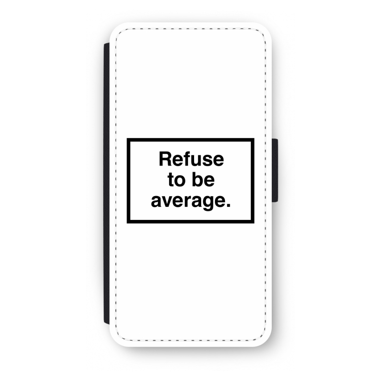 Refuse to be average: iPhone SE 2020 Flip Hoesje