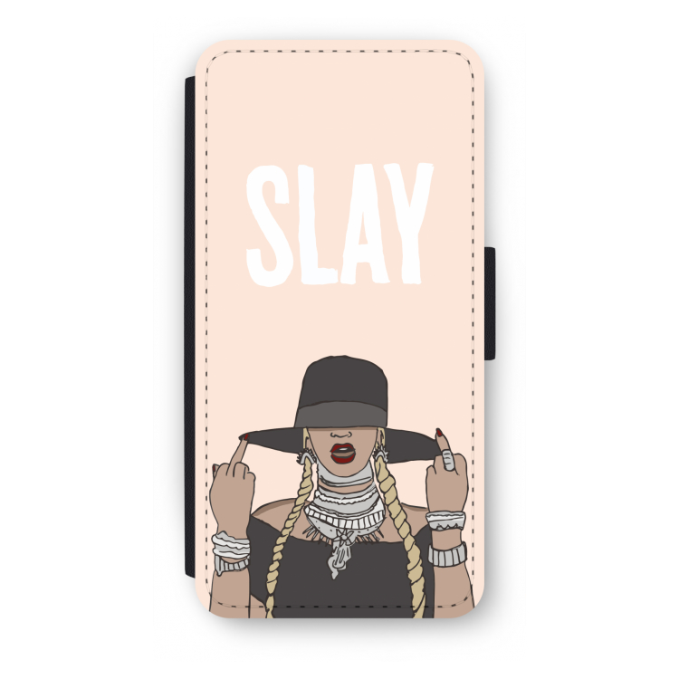 Slay All Day: iPhone SE 2020 Flip Hoesje